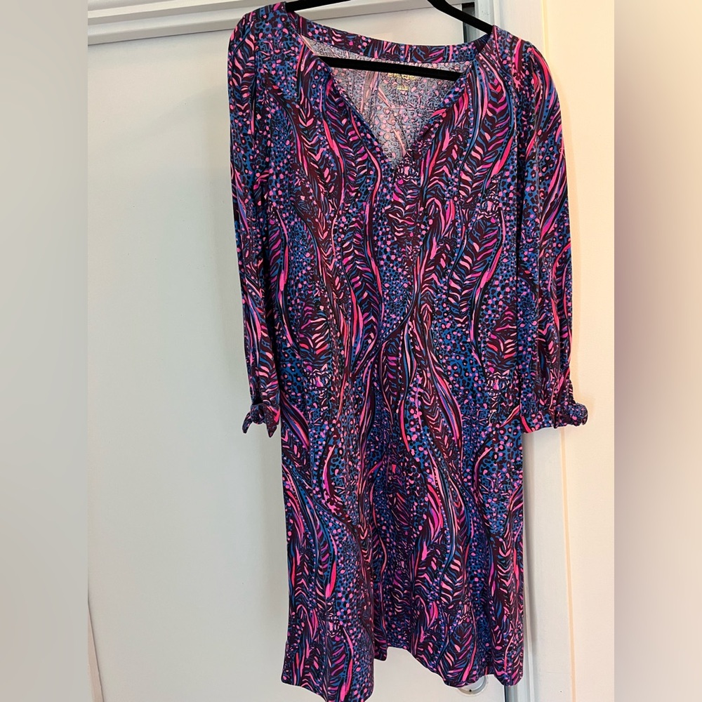 Lilly Pulitzer Cath 3/4 Sleeve Dress NWT - “ALWAYS PAWSITIVE” 🐾